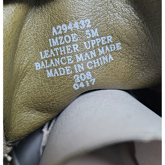 Isaac Mizrahi Live IMZOE Olive Green Suede Ribbon Lace Desert Boots Womens 5M - Picture 10 of 10